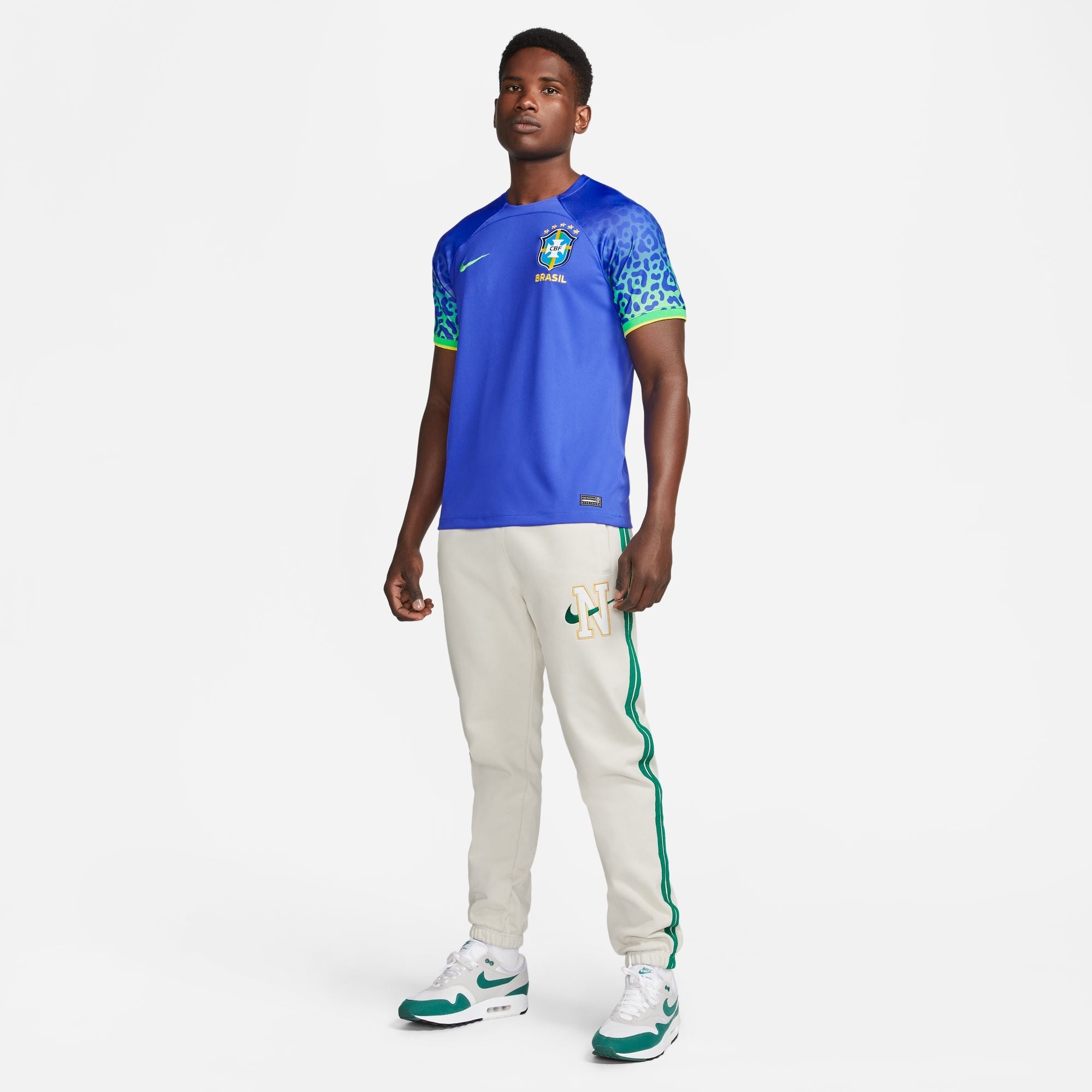 Mens Brazil World Cup 2022 Away Replica Jersey