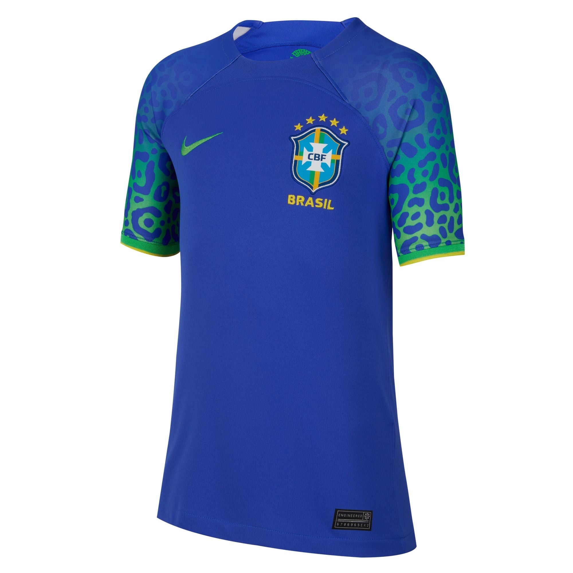 Junior Brazil World Cup 2022 Away Replica Jersey