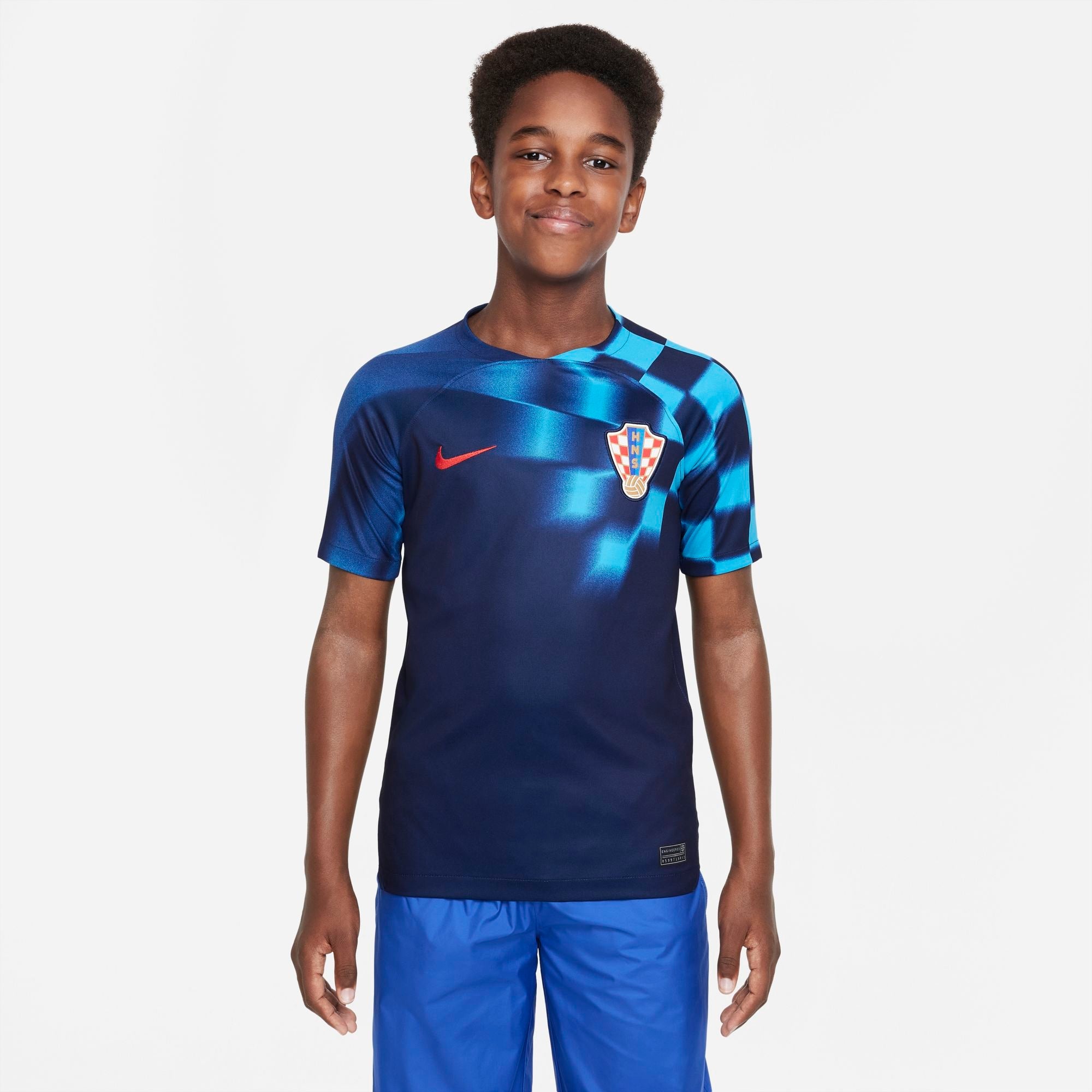 Junior Croatia World Cup 2022 Away Replica Jersey