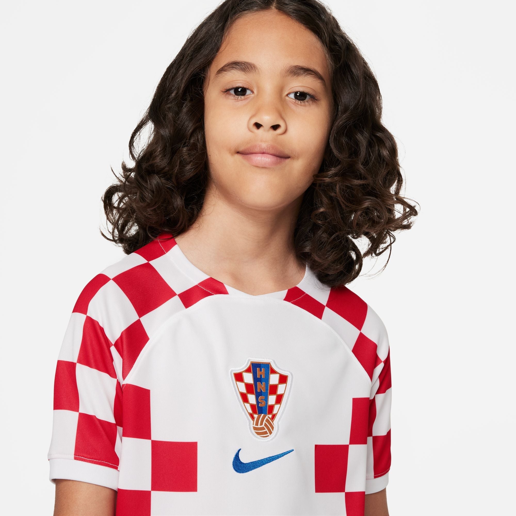 Junior Croatia World Cup 2022 Home Replica Jersey