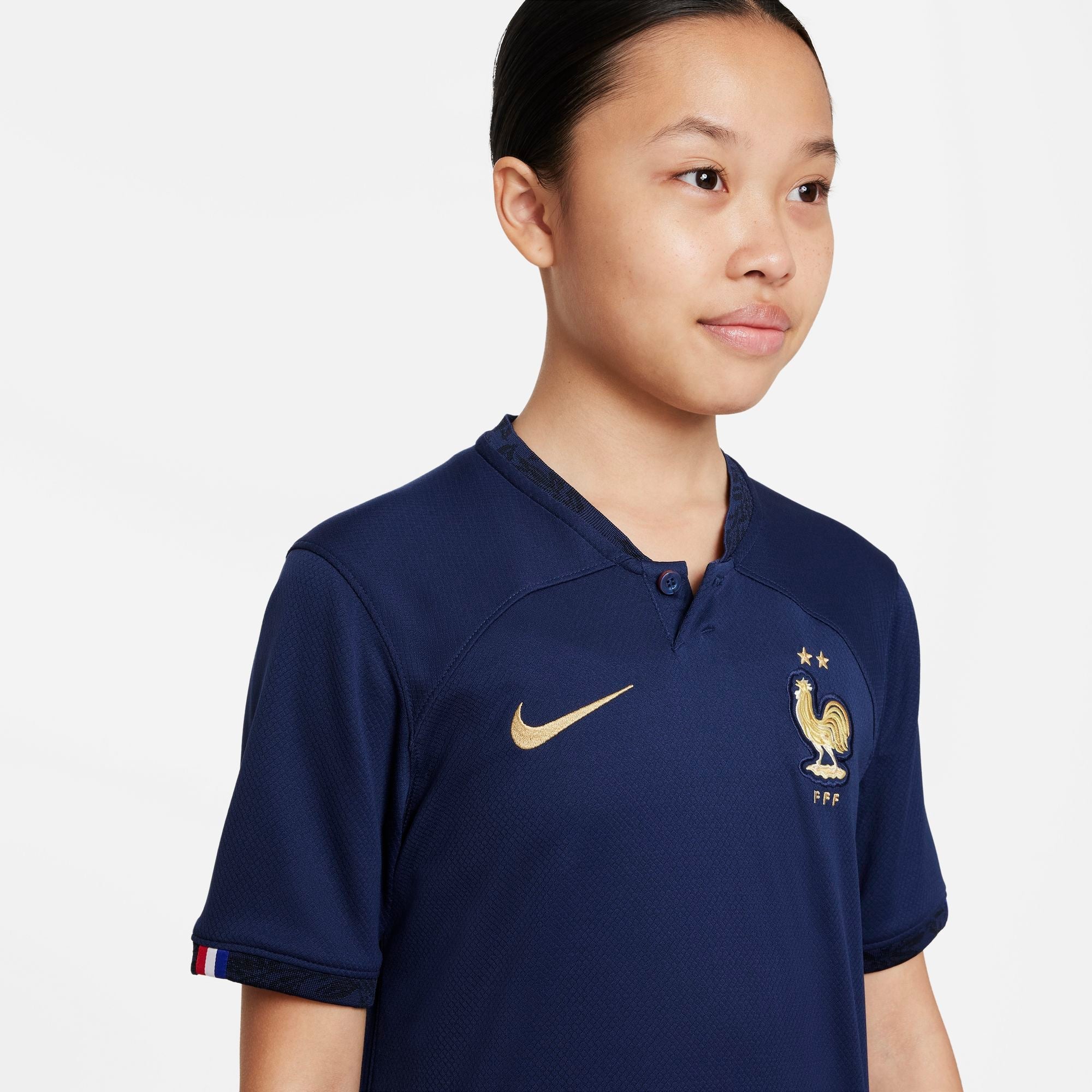 Junior France World Cup 2022 Home Replica Jersey
