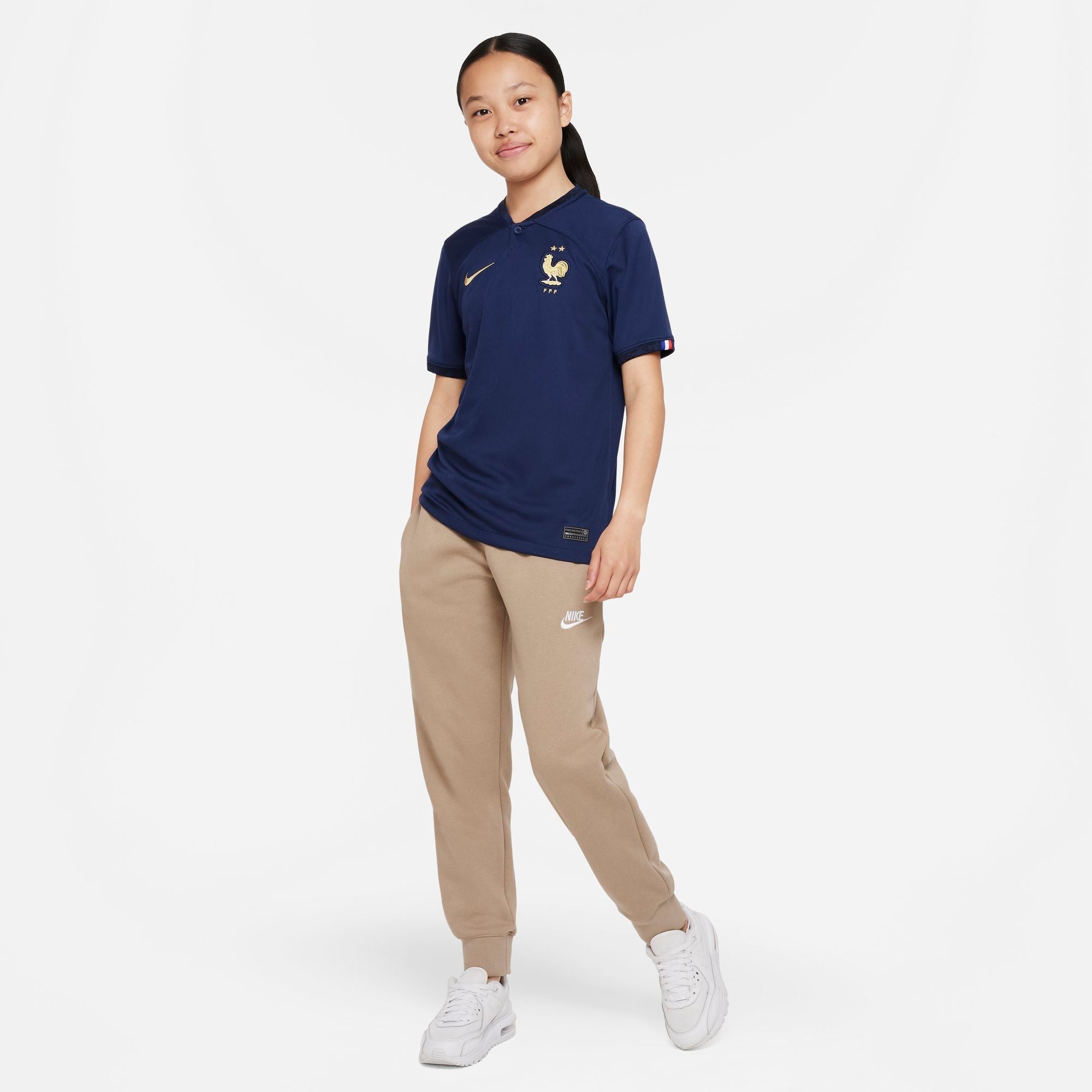 Junior France World Cup 2022 Home Replica Jersey