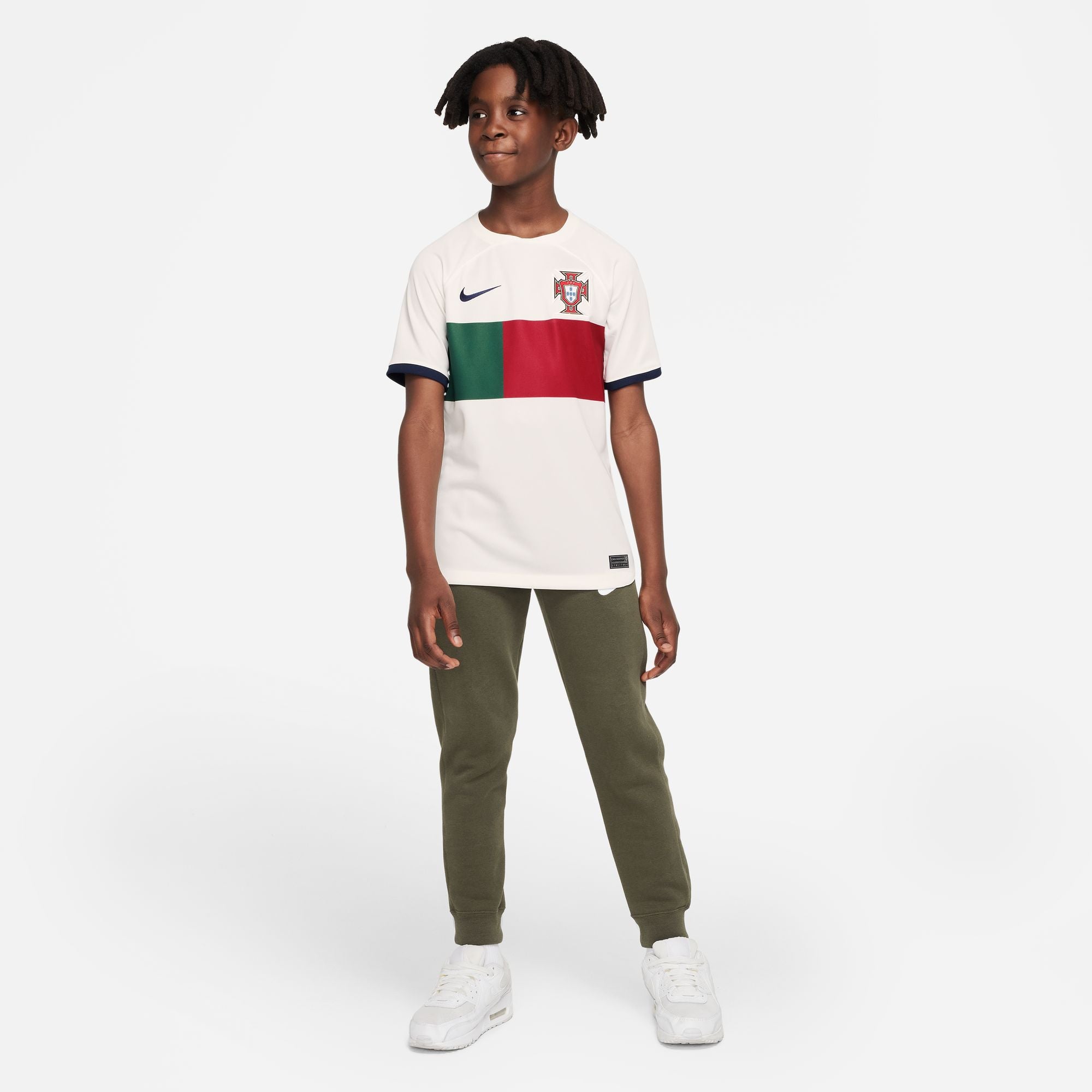 Junior Portugal World Cup 2022 Away Replica Jersey