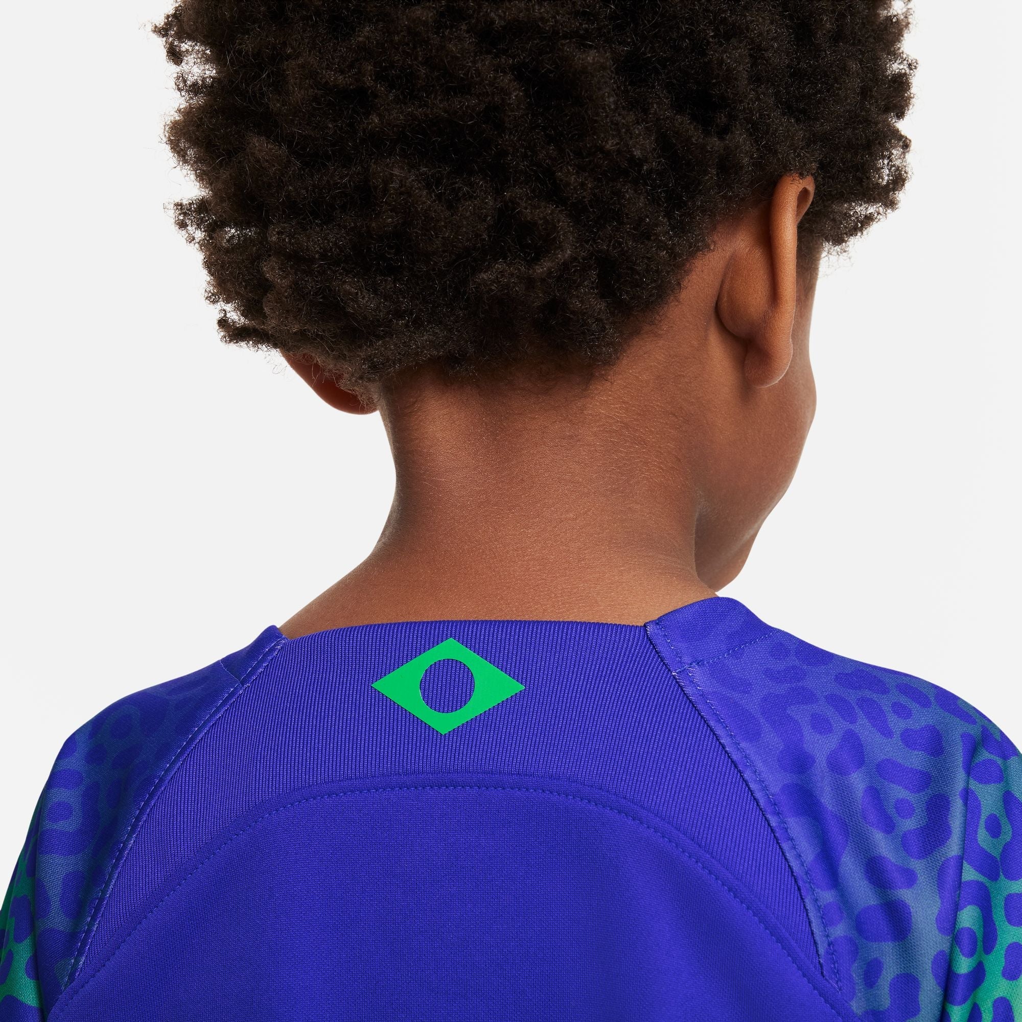 Kids Brazil World Cup 2022 Away Replica Kit