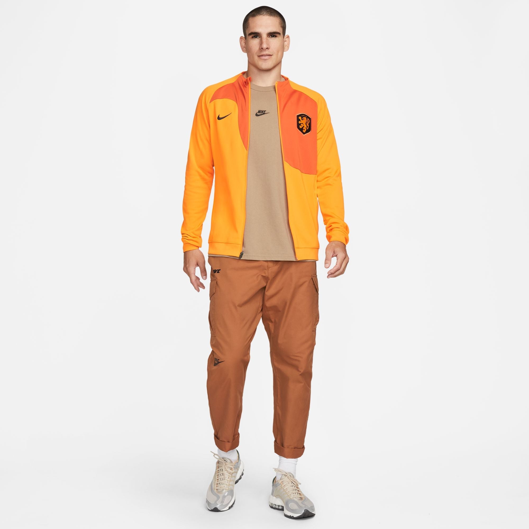 Mens Netherlands World Cup 2022 Anthem Jacket