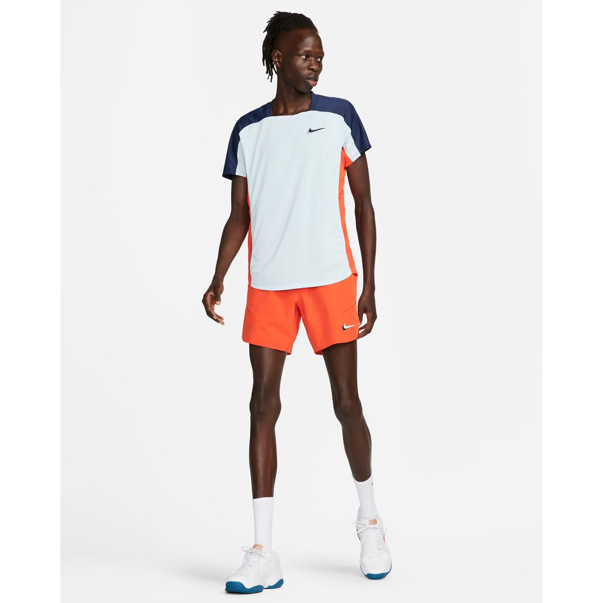 Mens Dri-Fit Advantage Slam Tennis Short Sleeve T-Shirt