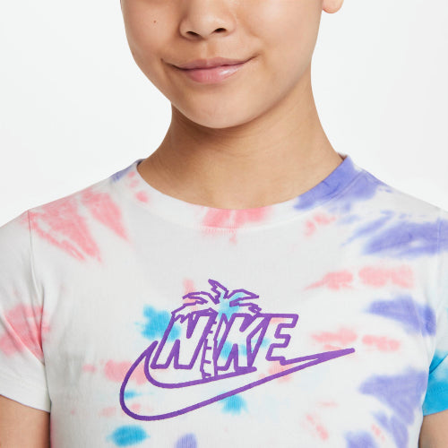 Girls All Over Print Crop Short Sleeve T-Shirt