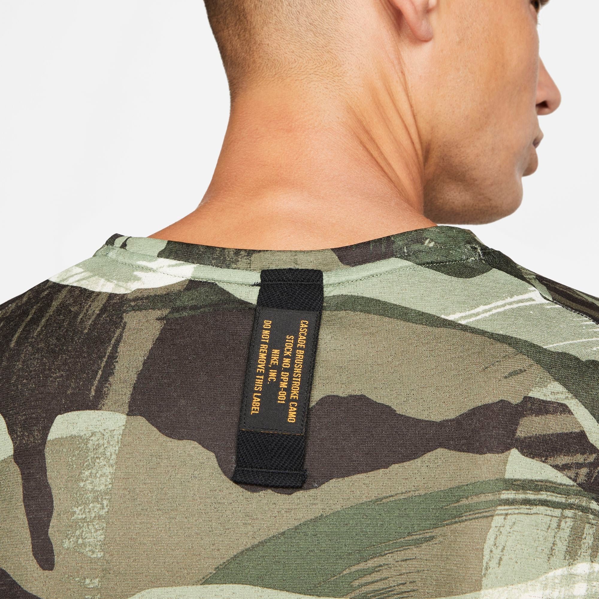Mens Dri-Fit Miler Camo Short Sleeve T-Shirt