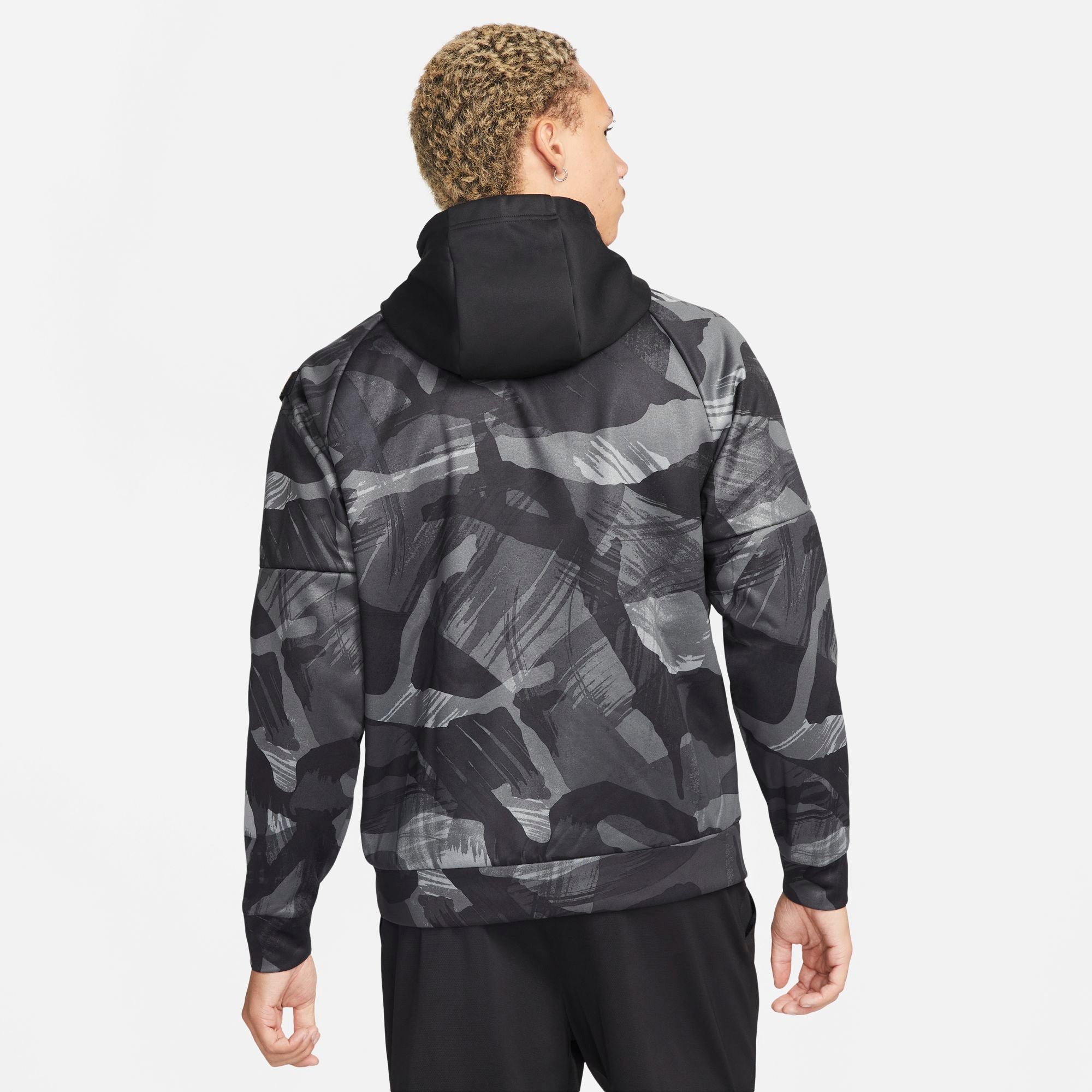 Mens TechFit Camo Pullover Hoodie