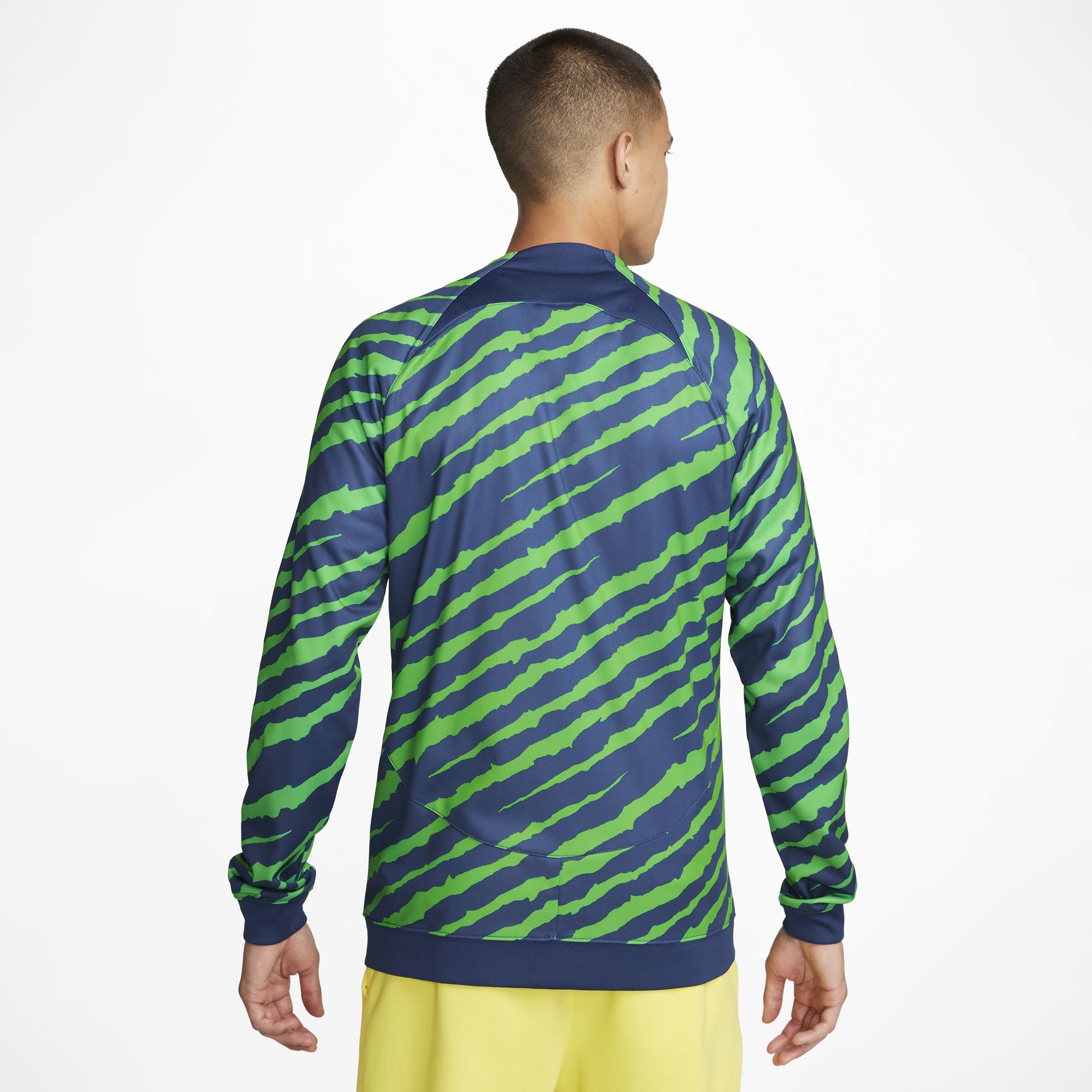 Mens Brazil World Cup 2022 Anthem Jacket