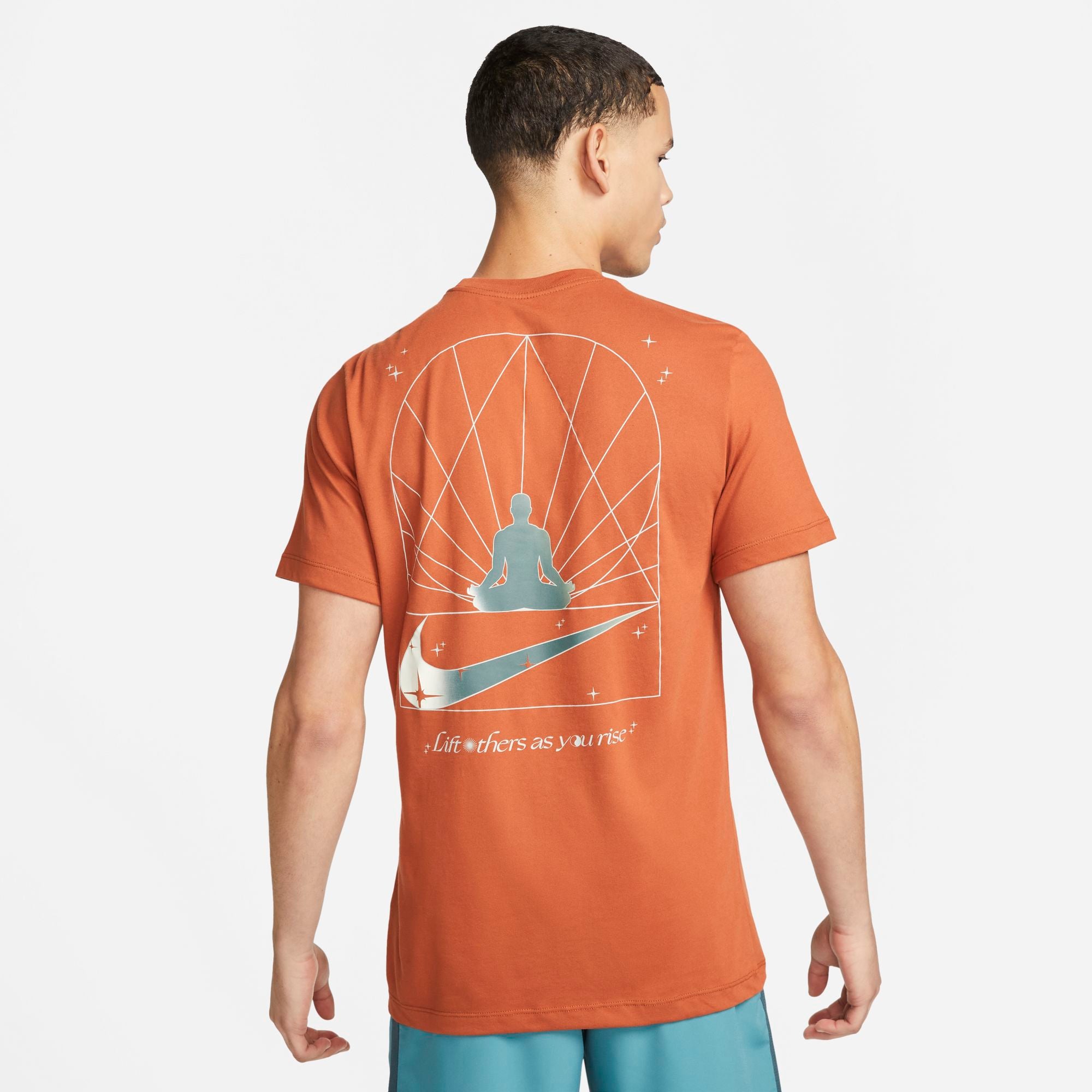 Mens Dri-Fit Yoga Short Sleeve T-Shirt