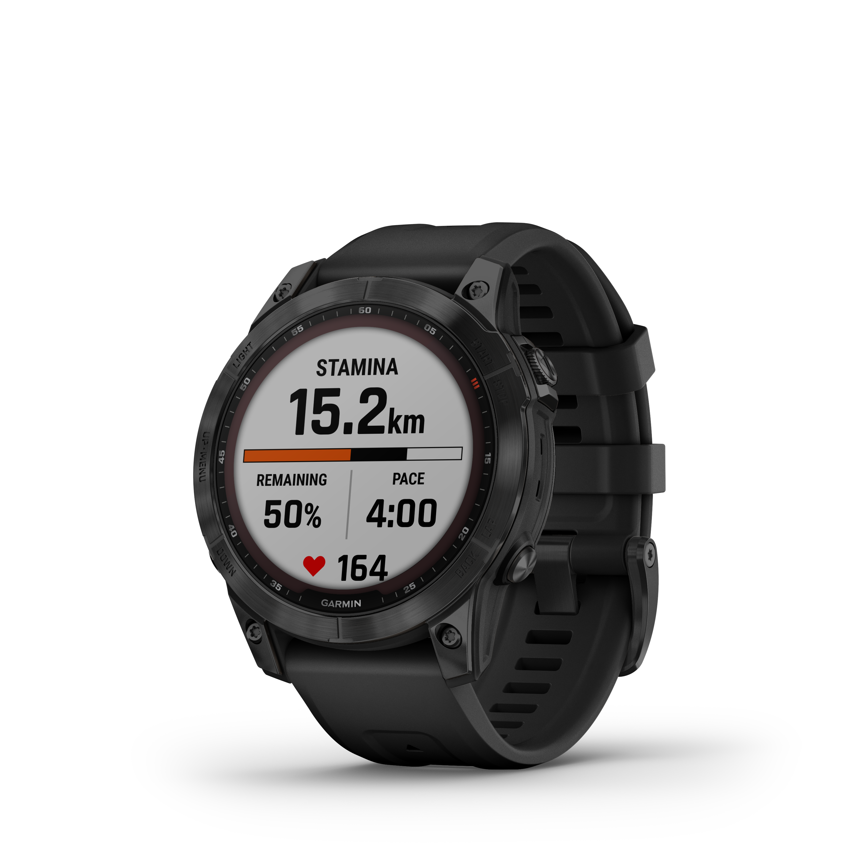 Fenix 7 Sapphire Black Titanium With Black Band GPS Watch