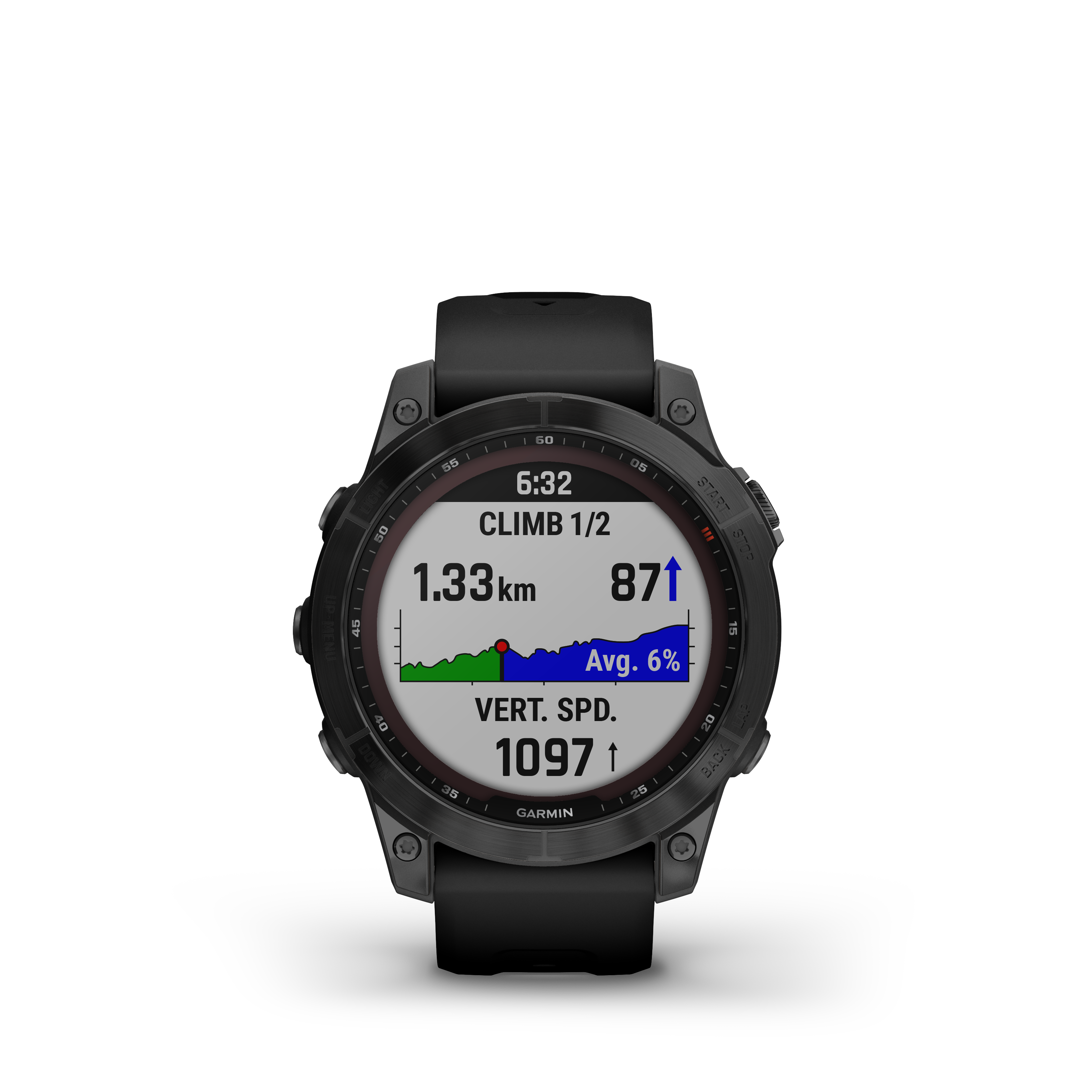 Fenix 7 Sapphire Black Titanium With Black Band GPS Watch