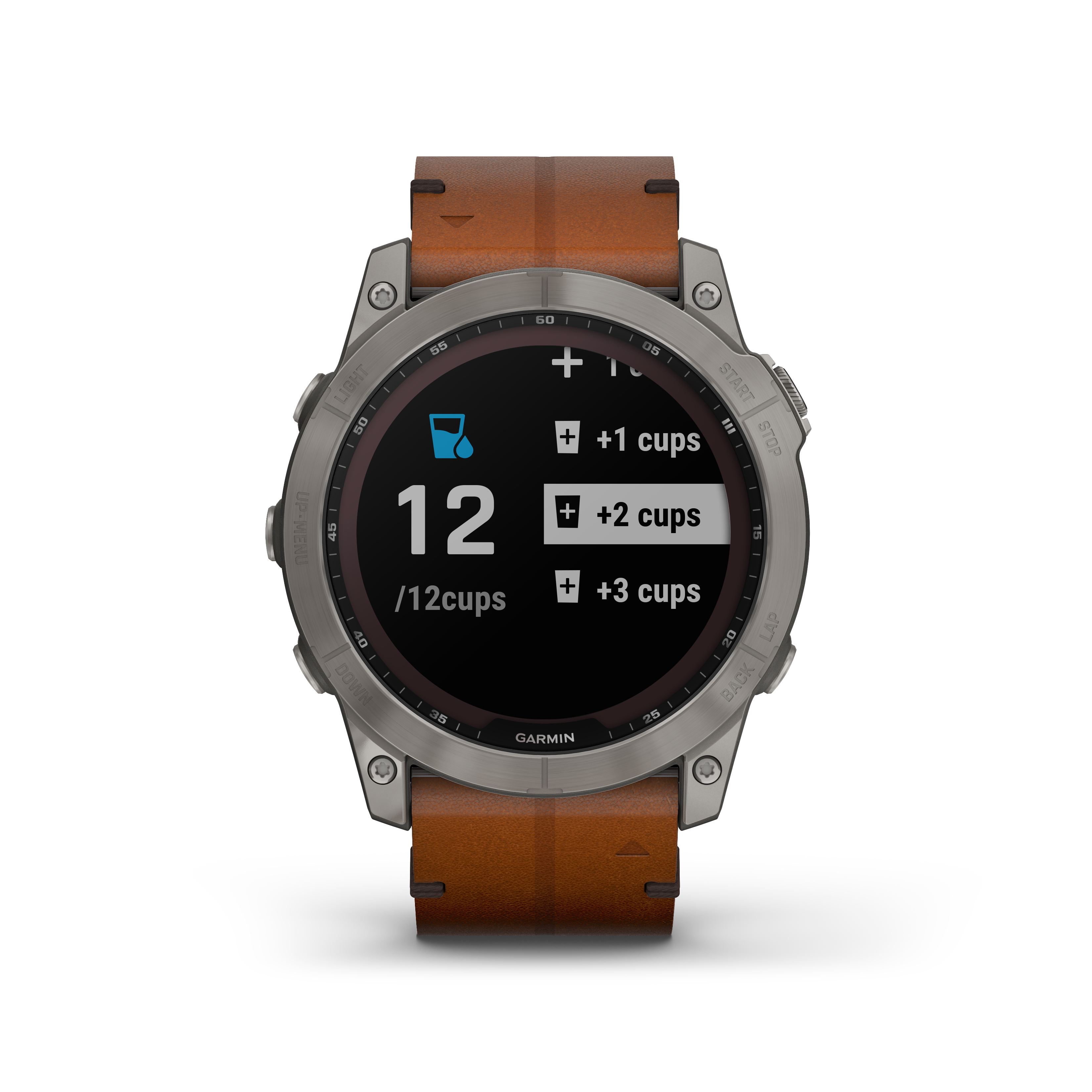 Fenix 7X Sapphire Bare Titanium With Leather Band