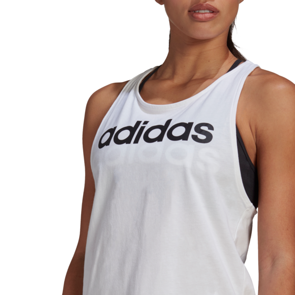 Womens Linear Logo Regular Fit Racerback Tank