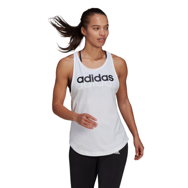 Womens Linear Logo Regular Fit Racerback Tank