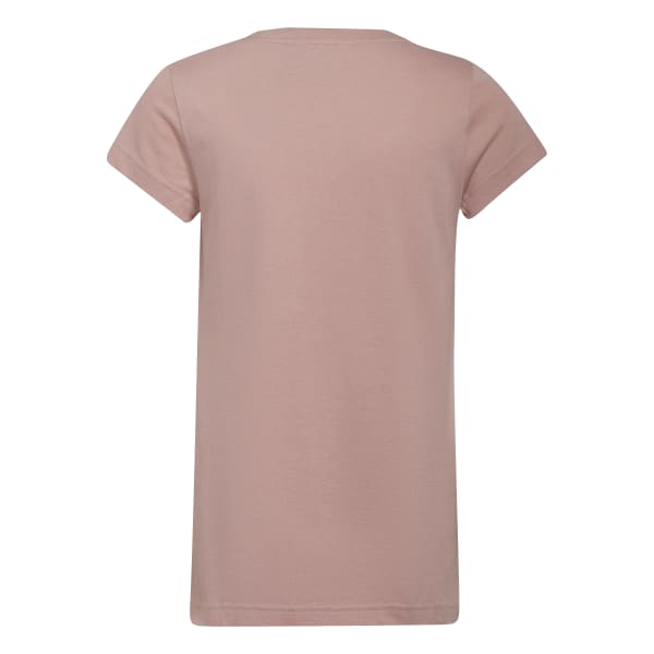 Girls Badge of Sport Logo Short Sleeve T-Shirt