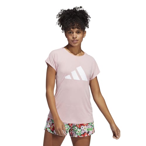 Womens 3 Bar Logo Short Sleeve T-Shirt