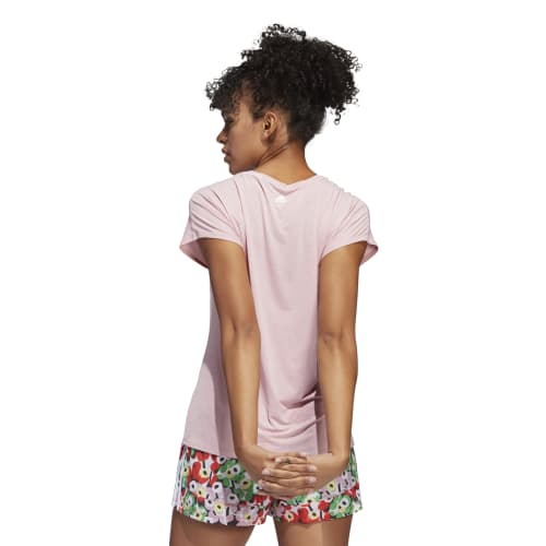 Womens 3 Bar Logo Short Sleeve T-Shirt