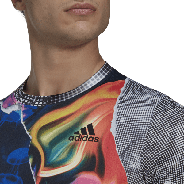 تي شيرت تنس يونايتد ستيتس سيريس بأكمام قصيرة للرجال