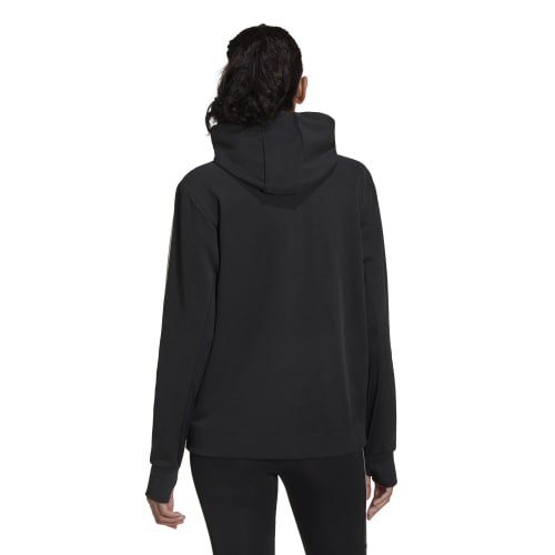 Womens 3 Stripes Full Zip Hoodie
