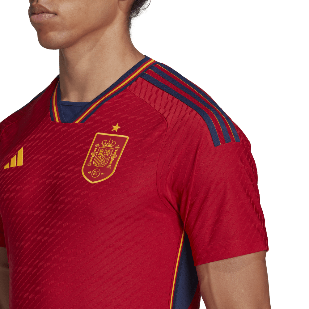 Mens Spain World Cup 2022 Home Authentic Jersey