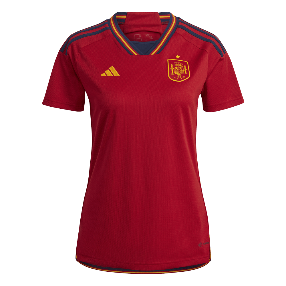 Womens Spain World Cup 2022 Home Replica Jersey