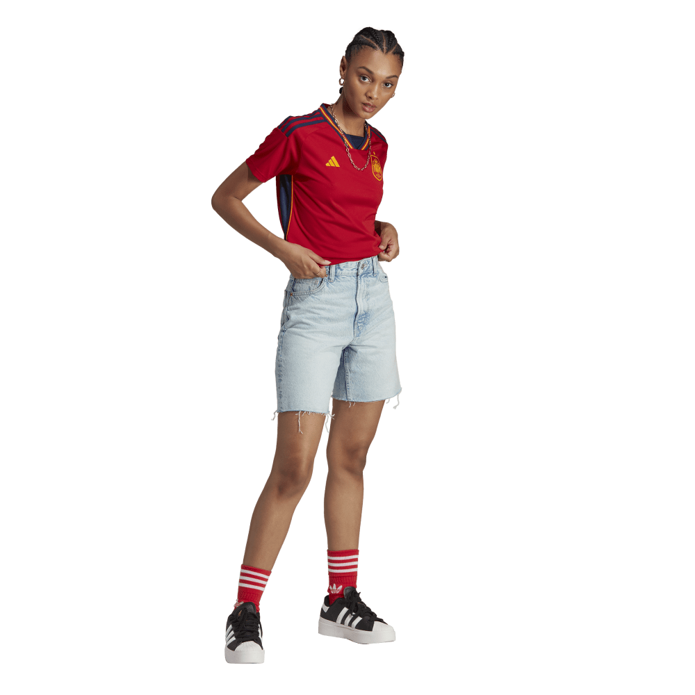 Womens Spain World Cup 2022 Home Replica Jersey