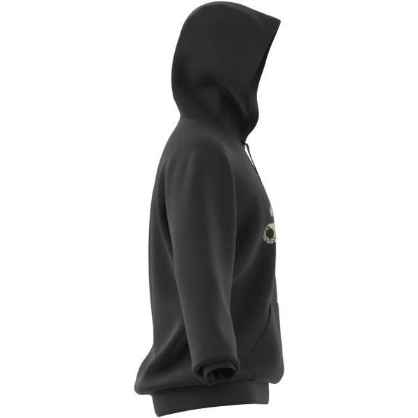 Mens Liquid Foil Badge of Sport Graphic Logo Hoodie