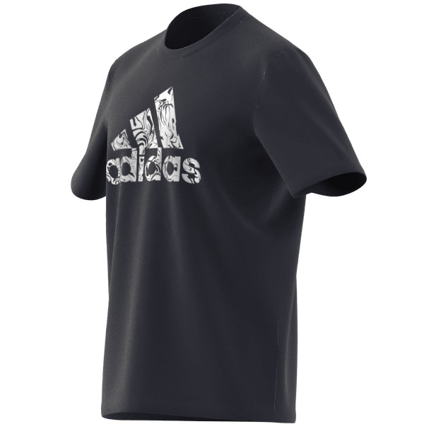 Mens Liquid Foil Badge of Sport Graphic Short Sleeve T-Shirt