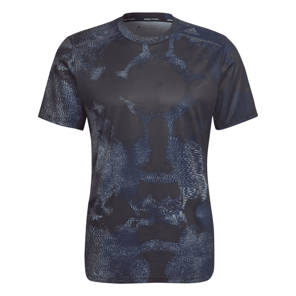 Mens Designed For Training HIIT Allover Print Short Sleeve T-Shirt