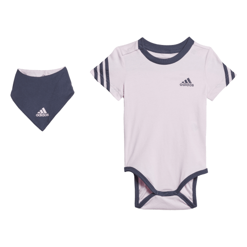 Shop Girls 3 Stripes Onesie with Bib From Adidas Online GO SPORT UAE