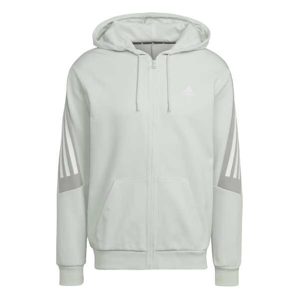 Mens Future Icons 3-Stripes Full Zip Hoodie
