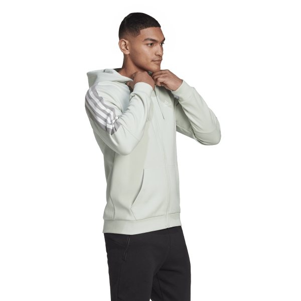 Mens Future Icons 3-Stripes Full Zip Hoodie