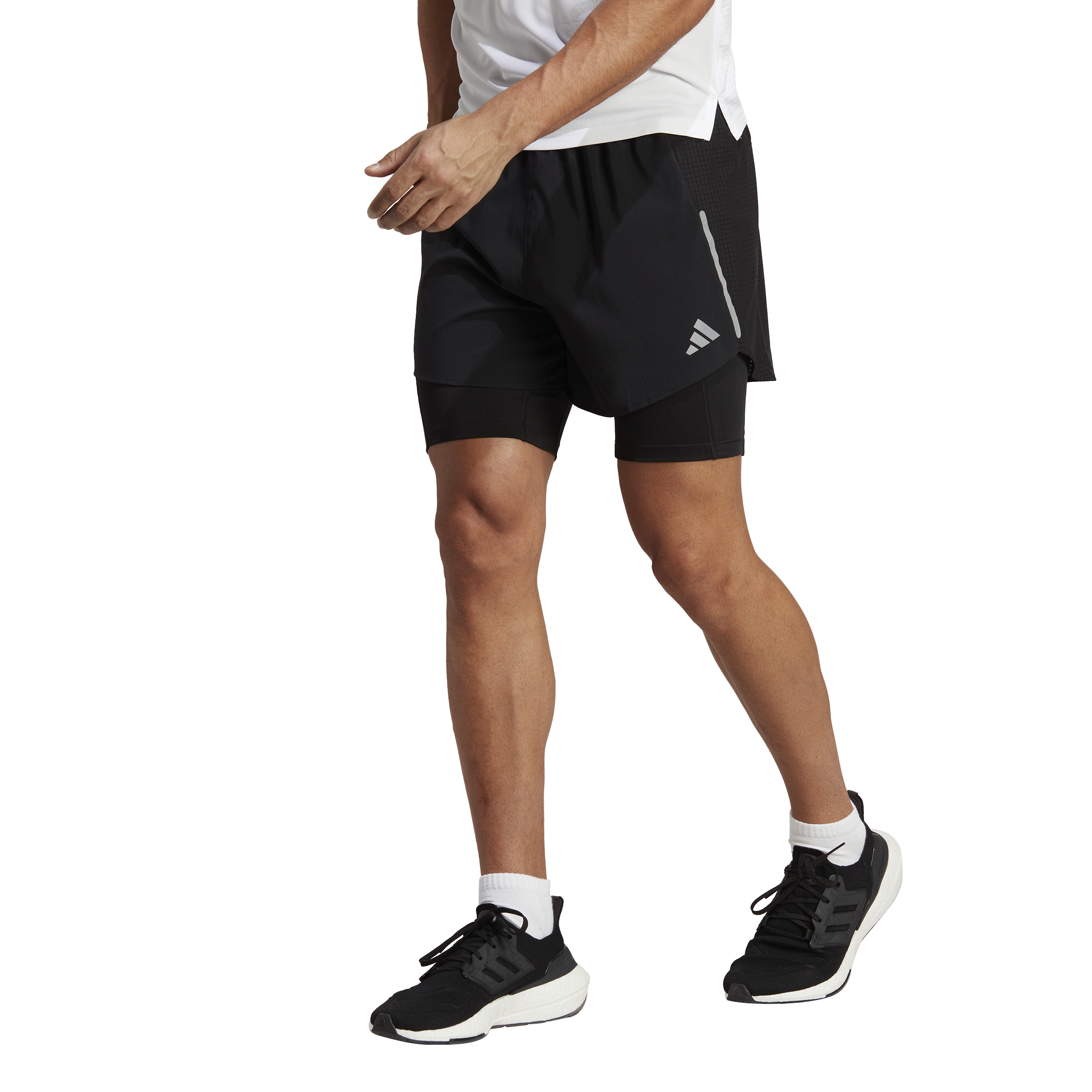 Mens Design 4 Run 2 In 1 Short