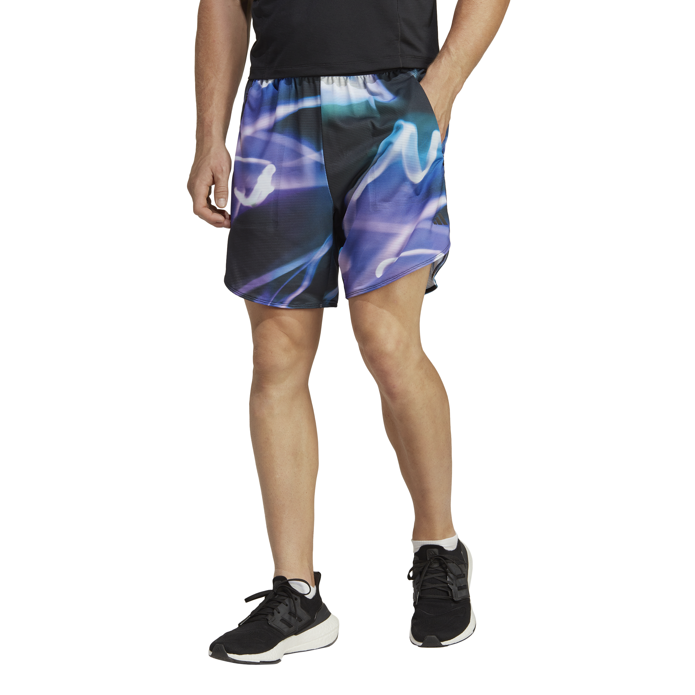 Mens Designed For Training Heat.Rdy Hiit Allover Print Short