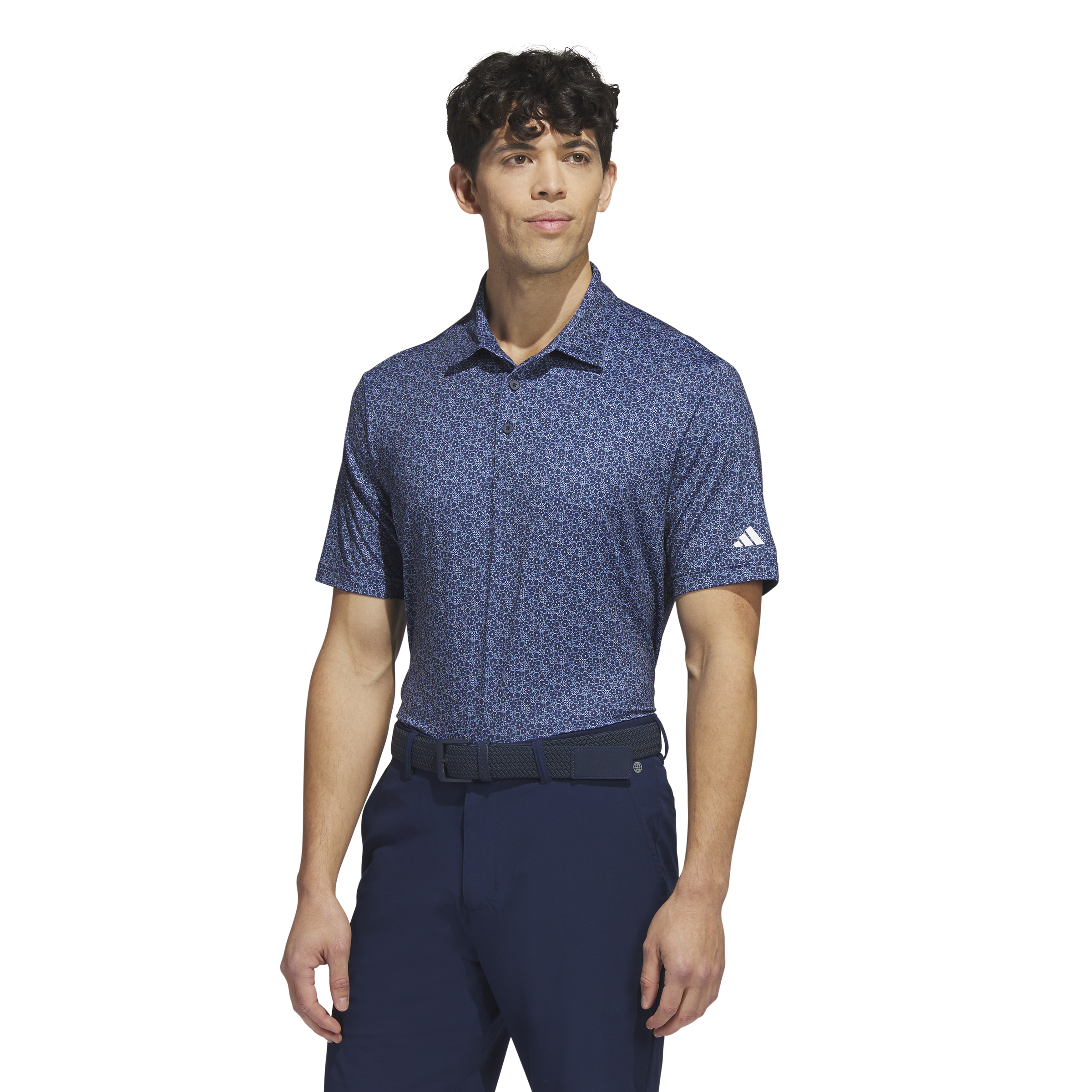 Mens Ultimate Allover Printed Golf Polo Shirt