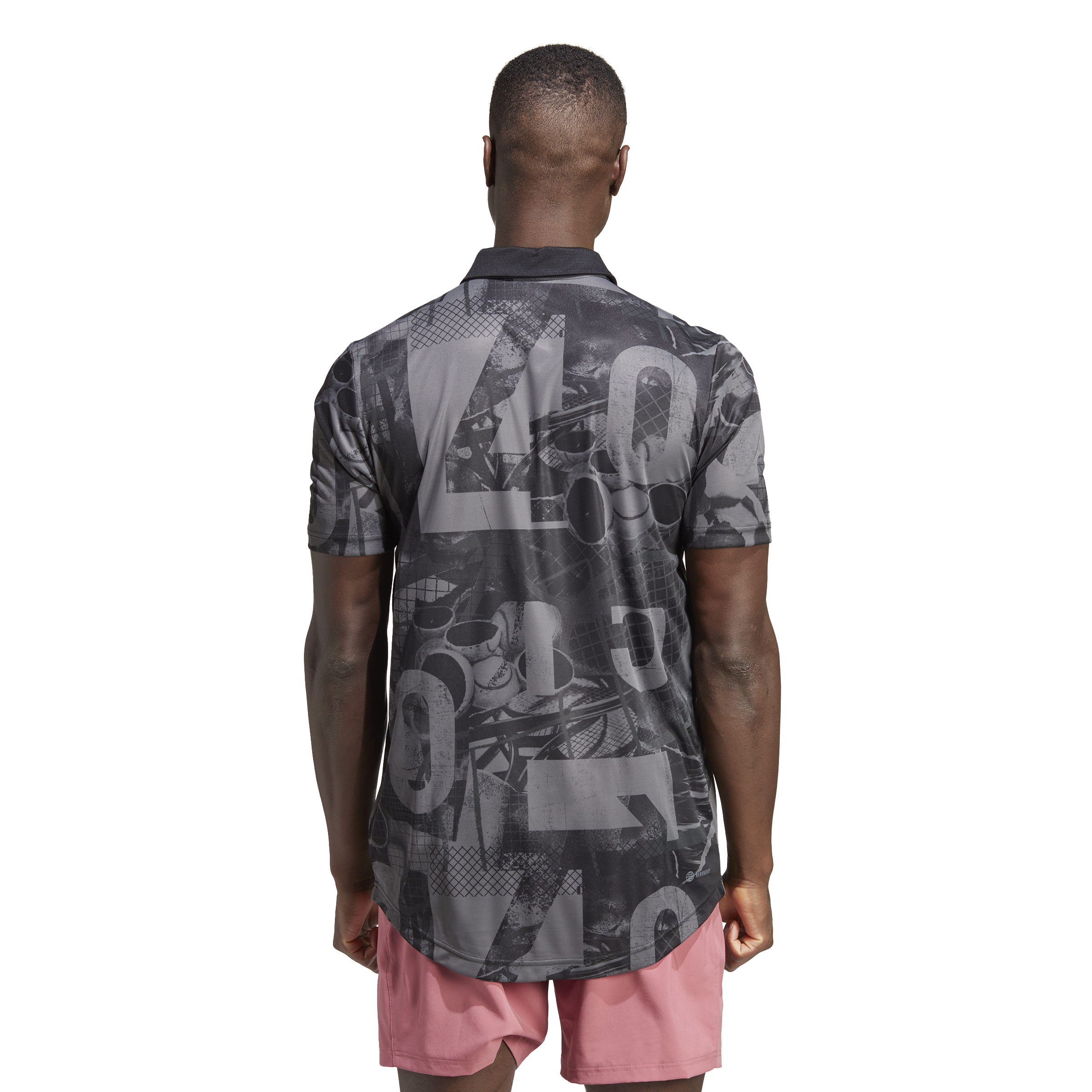 Mens Club Tennis Graphic Polo Shirt