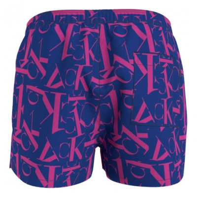 Mens Short Drawstring-Print Short