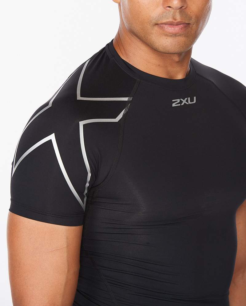 Mens Core Compression Fitted Short Sleeve T-Shirt