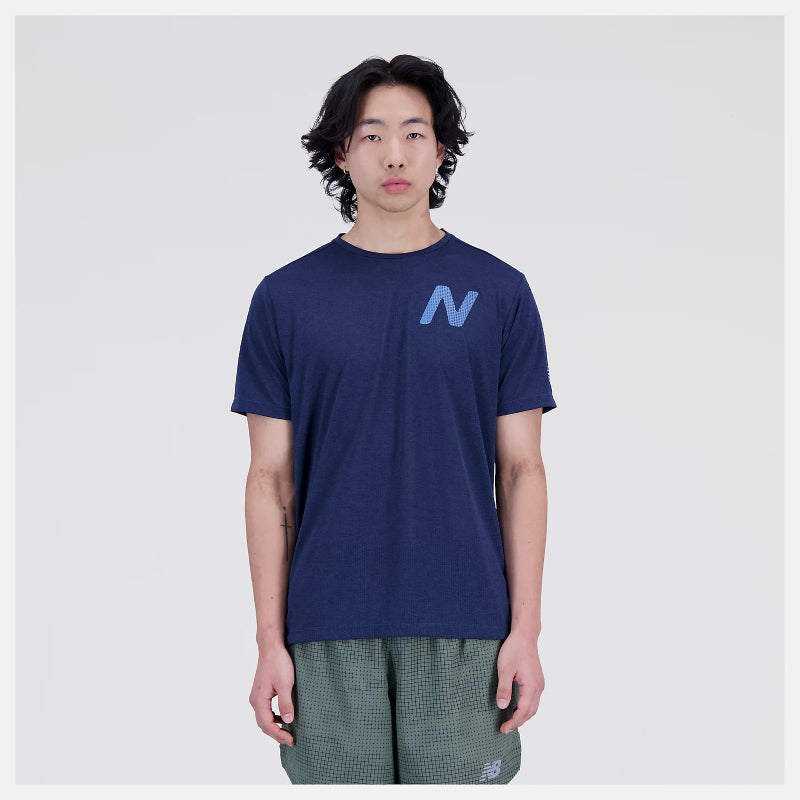 Mens Graphic Impact Run Short Sleeve T-Shirt