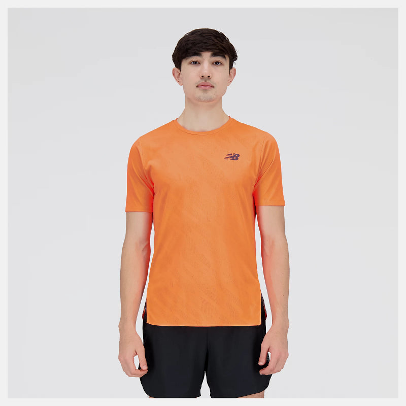 Mens Q-Speed Jacquard Short Sleeve T-Shirt