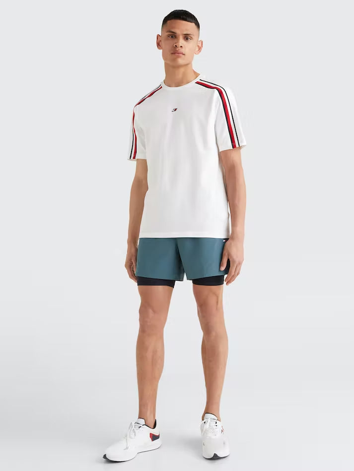 Mens Global Stripe Short Sleeve T-Shirt