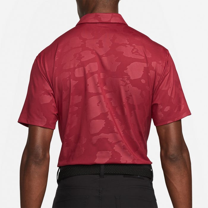Mens Dri-Fit Vapor Graphic Texture Golf Polo Shirt