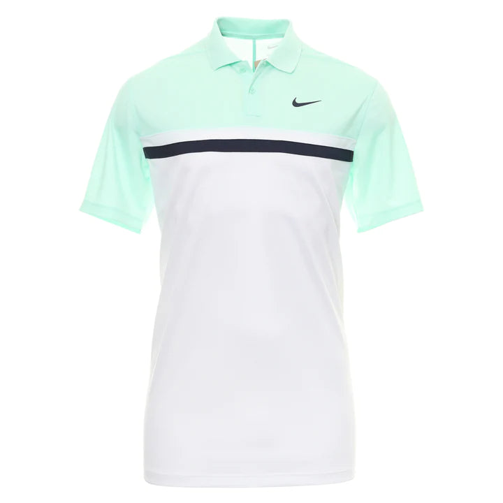 Mens Dri-Fit Victory Color Block Golf Polo Shirt