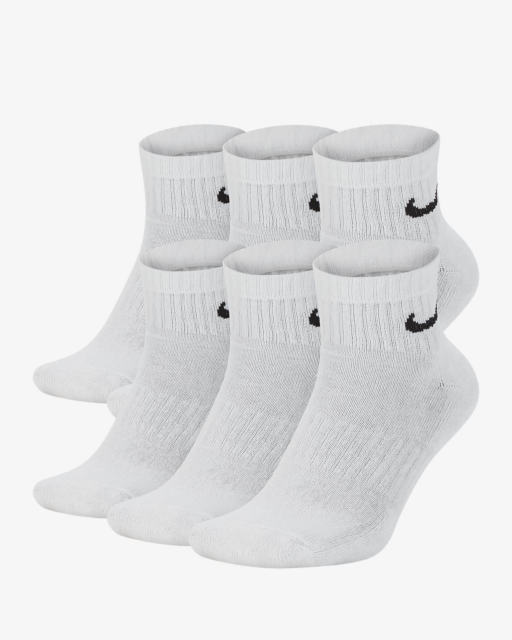 6 Pack Everyday Cushioned Ankle Socks