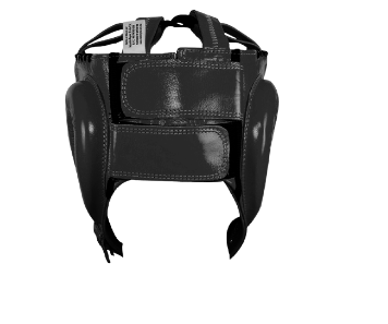Headgear with cheek protectors in cow Leather