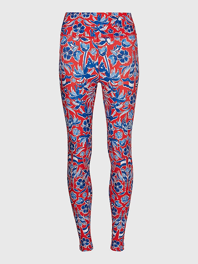 Womens High Rise All Over Print Tight