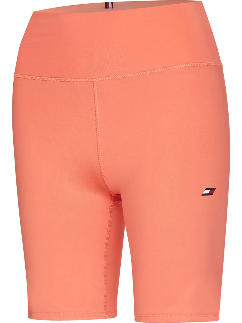 Womens Flag Logo Plain Bike Shorts