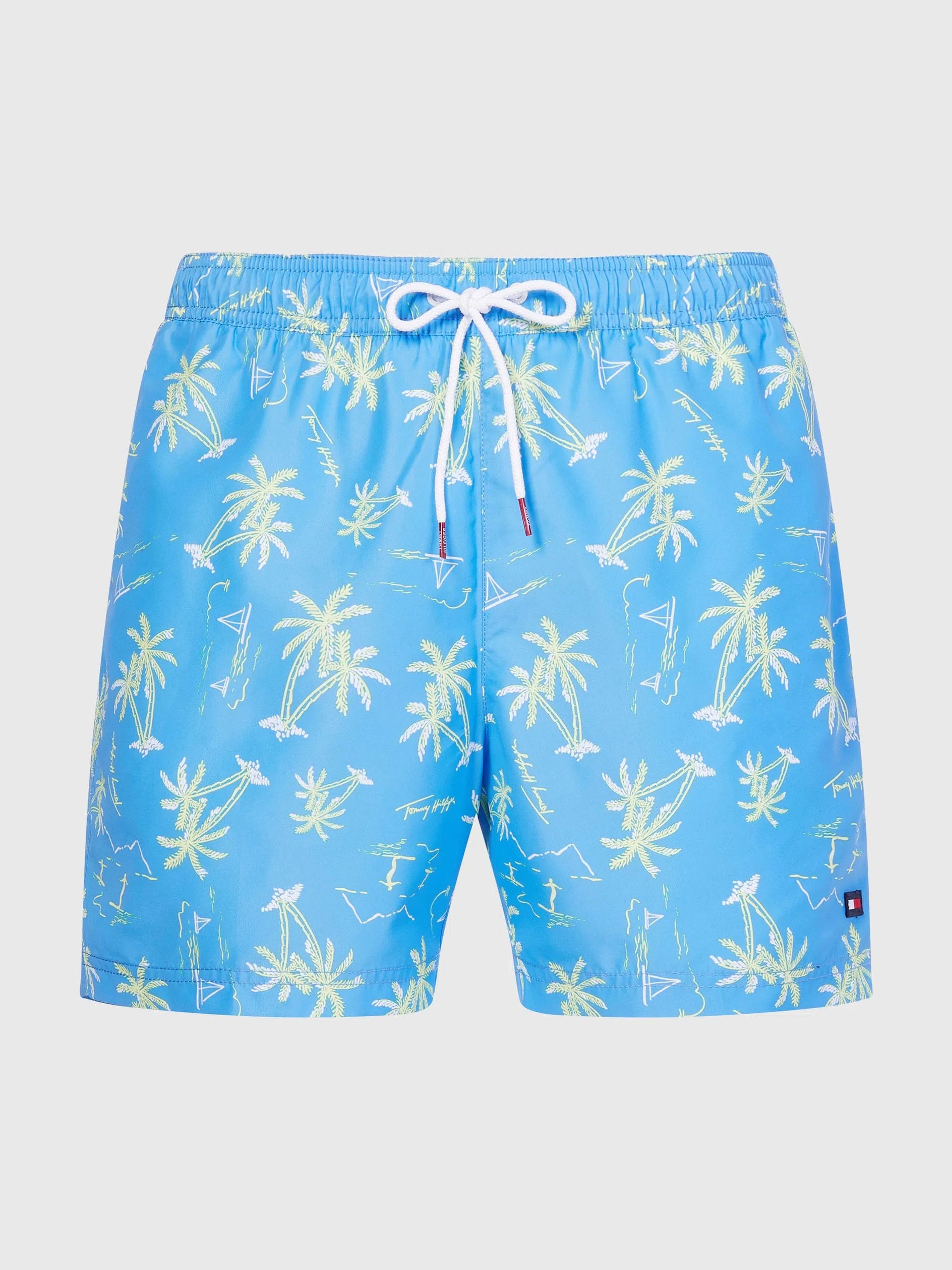 Mens Printed Drawstring Watershorts